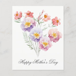 Budget Hübsch Watercolor Florals Mütter Tageskarte