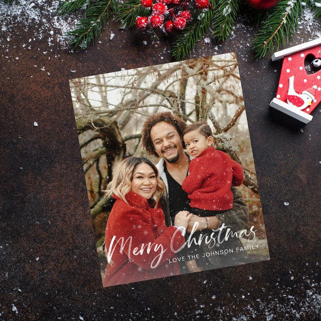 Budget Imitate Schnee Frohe Weihnachten V Foto Flyer (Von Creator hochgeladen)