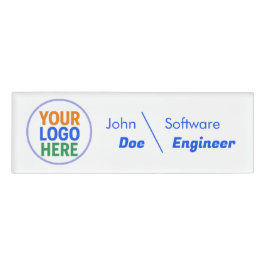 Budget individuelles Logo Mitarbeiternamensschild Namenschild