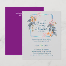 BUDGET Jardin Feuilles Mariages de automne Invitat