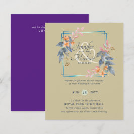 BUDGET Jardin Feuilles Mariages de automne Invitat