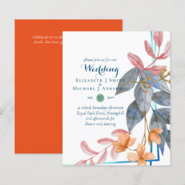 BUDGET Jardin Feuilles Mariages de automne Invitat