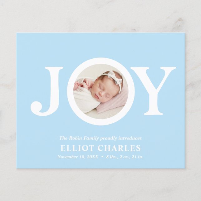 BUDGET Joblue CHIC Foto Baby First Christmas (Vorderseite)