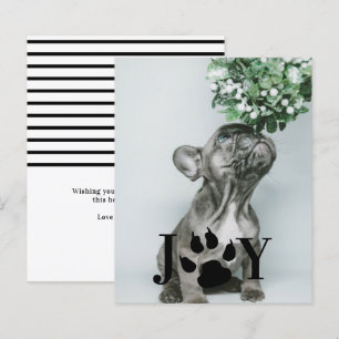 BUDGET Joy Chien Empreinte de patte Carte photo de