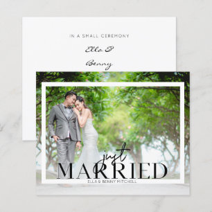 Budget Just Married Fra Foto Hochzeitsankündigung