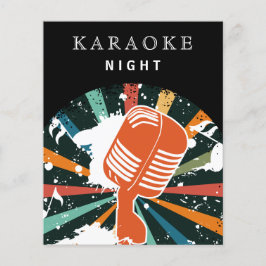 Budget Karaoke Night Party Einladung