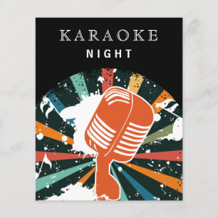 Budget Karaoke Night Party Einladung