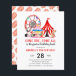 Budget Karneval Circus Geburtstag Einladung anzeig<br><div class="desc">Budget Modern Circus Karneval Festival Show Kind Geburtstag Einladung</div>