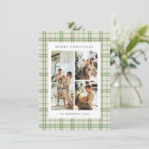 Budget Klassisch Sage Karo 4 Foto Weihnachten