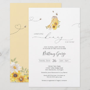 Budget Kleine Honey Bee Baby Dusche Einladung
