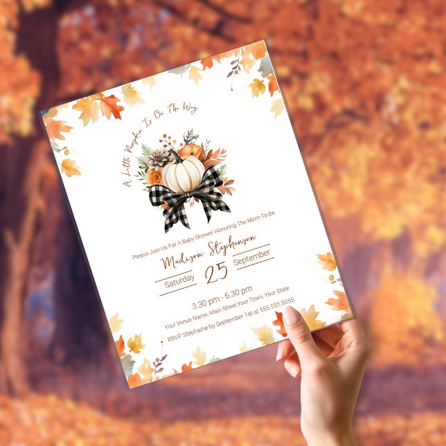 Budget Kleine Pumpkin Baby Dusche Bläschen & Karie (Von Creator hochgeladen)