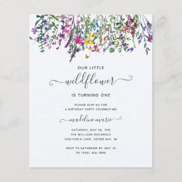 BUDGET Kleine Wildblume Geburtstagsparty