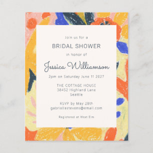 Budget Künstlerisches Abstraktes Brautparty