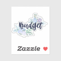 Budget Label Sticker für Hochzeitsplaner/Notebook