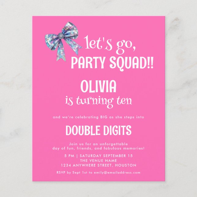 Budget Lasse Go Party Squad Pink 10. Party (Vorderseite)