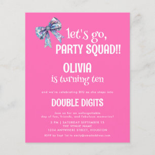 Budget Lasse Go Party Squad Pink 10. Party