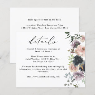 Budget Lavendel Lila, Marine, rosa Blumendetails