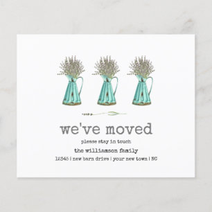 Budget Lavender Wir haben Bewegung Ankündigung ver