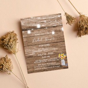 Budget Lichterkette & Mason Jar Brautparty