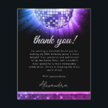 Budget Lila 60. Geburtstagsparty Disco Ball Card<br><div class="desc">Mit unserer Lila Disco 60. Geburtstags Dankeschön-Karte. Diese Karte erfasst die Essenz der Diskothek, indem sie eine Touch Retro-Glamour und Nostalgie zu Ihren Ausdruck der Wertschätzung. In einem lebendigen Farbton von lila, dieses Dankeschön-Karte strahlt Energie und Stil aus. Die Disco-Ball-Grafik erinnert an die Diskothek, die an Tanzböden erinnert, die von...</div>