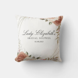 Budget Lila Florals Bridgerton Brautparty Kissen