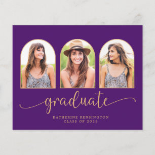 Budget Lila Gold Arch 3 Foto Abschluss