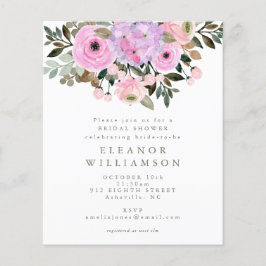 Budget Lilac Pink Floral Bouquet Brautparty