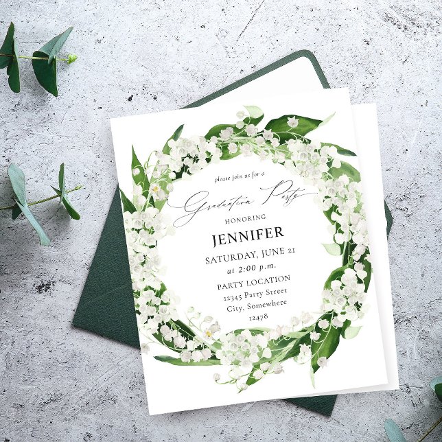 Budget Lily of the Valley Floral Graduation Party (Von Creator hochgeladen)