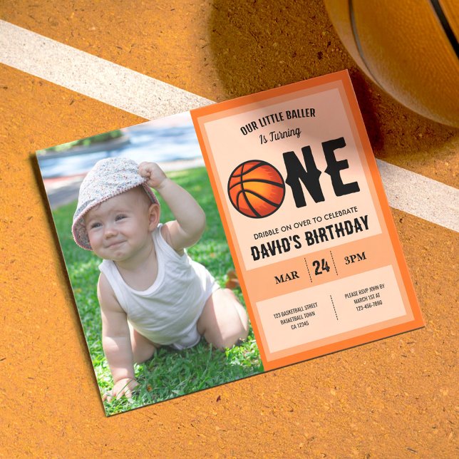 Budget Little Baller Basketball Foto 1. Geburtstag (Von Creator hochgeladen)