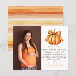 Budget Little Pumpkin Baby Dusche Danke