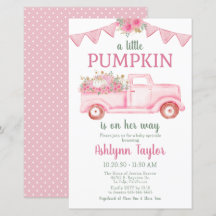 Budget Little Pumpkin Girl Baby Sprinkle