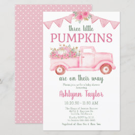Budget Little Pumpkin Triplet Girl Baby Dusche