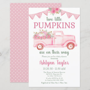 Budget Little Pumpkin Zwillingsmädchen-Baby-Party