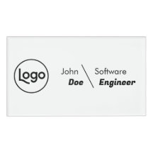Budget-Logoschilder Mitarbeiternamensschild