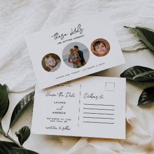 Budget Lustiges Kinderfoto Hochzeit Save The Date Ankündigungspostkarte