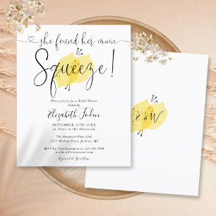 Budget Main Squeeze Lemon Brautparty-Einladung