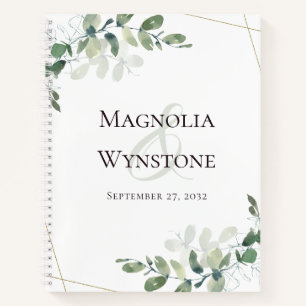 BUDGET Mariage Eucalyptus Green Livre d'or