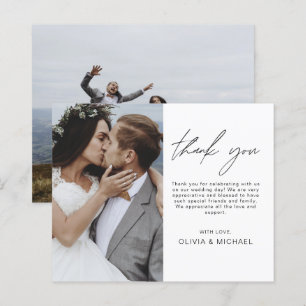 Budget Mariage Minimaliste Photo Merci Cartes