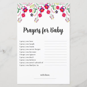 Budget mexikanische Blumenprayers für Baby Showcar