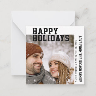Budget MINI Personalisiertes Foto und Weihnachten Mitteilungskarte