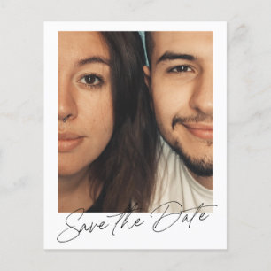 Budget Minimal Modernes Skript-Foto Save the Date