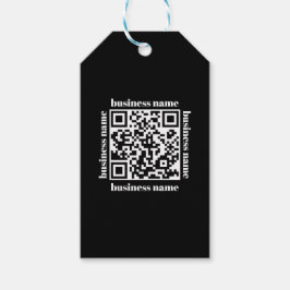 budget minimalist QR Code Business Keychain Geschenkanhänger
