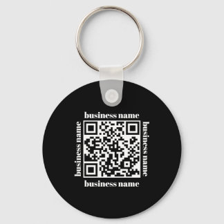 budget minimalist QR Code Business Keychain Schlüsselanhänger