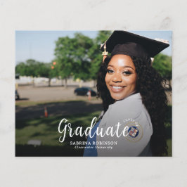 Budget Minimalistisch 2 Foto Abschluss Ankündigung