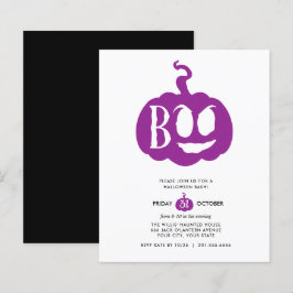 BUDGET Minimalistisch BOO Halloween-Bash-Party