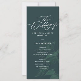 Budget-Minimalistisches und Chic-Grünes Hochzeitsp
