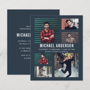 Budget Mitternacht 6 Foto Chalkboard Grad Party