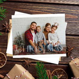 Budget MOD Ele Minimalistisch Frohe Weihnachts-Fot