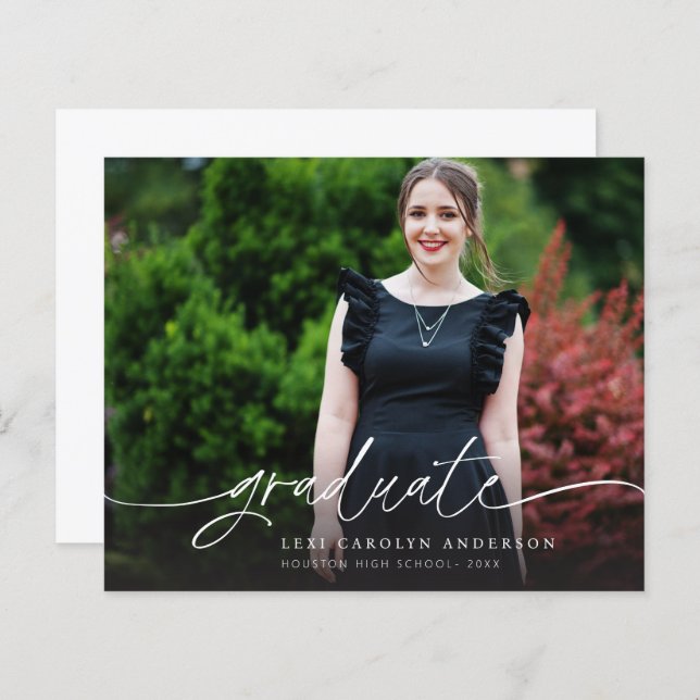 Budget MOD Foto & Calli 4 Abschluss Ankündigung (Vorne/Hinten)