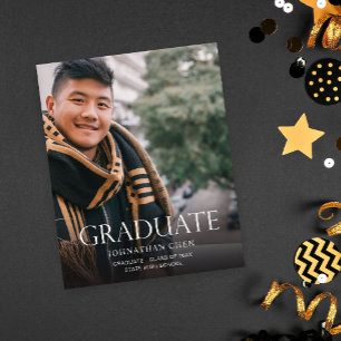 Budget Mod Foto Graduation Party Vertikal Dunkel Flyer